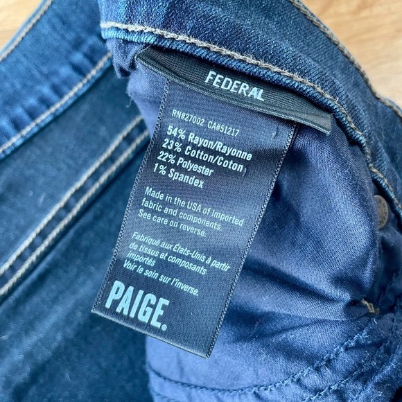 Men’s Paige Federal Slim Straight Fit Jeans - Picture 8 of 13